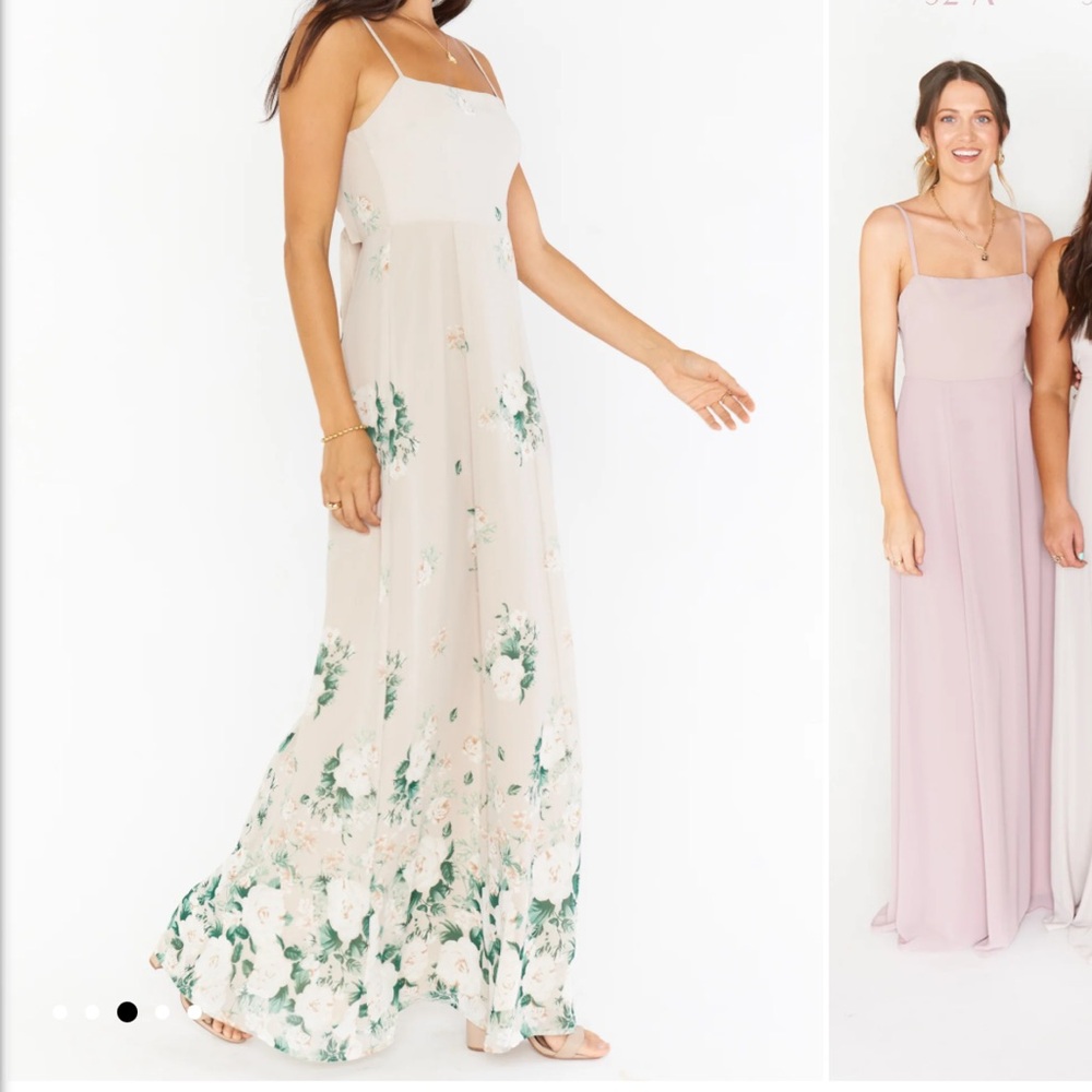 Show me your mumu Lauren tie maxi dress
